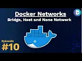 Docker Tutorial Series Docker Network - Bridge Host and None network