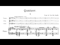 Taneyev, Sergei Ivanovich -  Piano Quartet in E major, Op. 20