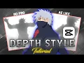 How to Make DEPTH STYLE in CapCut Like AE No Pro