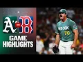 Athletics vs Red Sox Game Highlights 26 MLB Highlights