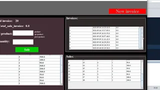 Jtable sales invoice Java Swing
