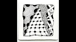 Four Beginner Tangle Patterns