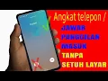 Download Lagu Cara angkat telpon masuk dengan satu tangan tanpa sentuh layar, mudah / cepat jawab  panggilan masuk