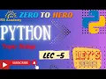 Python Topic - Strings Lec