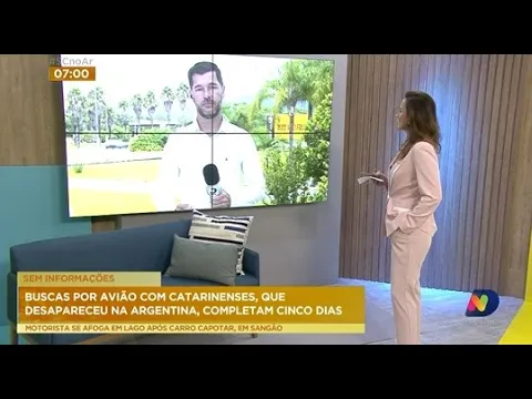 Buscas por avião que transportava catarinenses e desapareceu na Argentina completam 6 dias