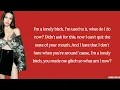 Bea Miller - Lonely Bitch (lyrics)