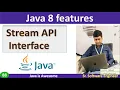 Stream Api in java 8 features