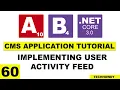 Implementing User Activity Feed In Angular Application Angular 10 ASP NET CORE 3 0