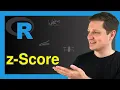 Compute z-Score in R 2 Examples Normal Standard Scores Standardized Values Formula scale