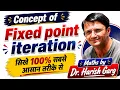 Concept of Fixed-Point Iteration Method Convergence Condition
