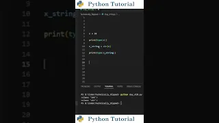 Convert Integer Into A String Python Tutorial