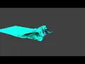 WebGPU Cloth Simulation - Cloth Pulling