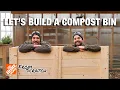 Build a Compost Bin That Turns Yard Waste Into Soil From Scratch with epicgardening Ep 3