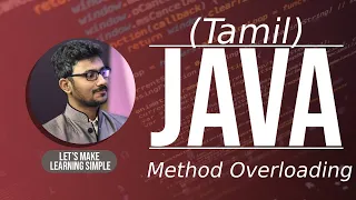 Java Method Overloading in Tamil Java Method Overloading Program in Tamil