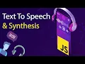 Text to speech web app with speech synthesis HTML and JavaScript Web speech API Tutorial