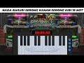 Lagu Telolet Basuri Pianika Nada Serong Kanan Serong Kiri 18 Not Sinyo AirHorn 
