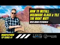Installing Glass Pool Tile from Oceanside Glass Tile the Right Way w Brian Fitzgerald