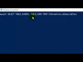 How to display all database and table names in MySQL server