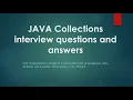 Top 10 Java collections framework interview questions for experienced Most asked interview question