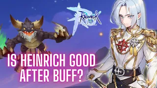 Ragnarok M Eternal Love | Heinrich After Buff PSR and Ghost Palace Run