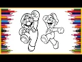 Mario and Luigi Coloring Pages Super Mario Bros Coloring Book