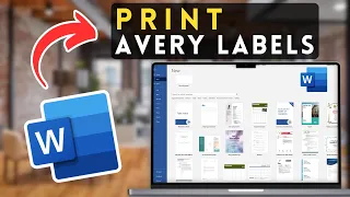 How to Print Avery Labels in MS Word Microsoft Word Tutorial 2025
