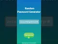 Random Password Generator using JavaScript Password Generator Project