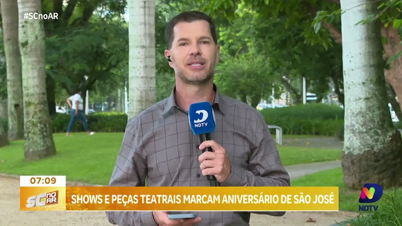São José terá shows e peças teatrais na celebração do aniversário da cidade