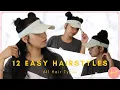 12 EASY Visor Hairstyles ALL HAIR TYPES Mel Huerta