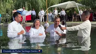 PASTOR HUGO ALBORNOZ BAUTISMOS AÑO 2025 🇨🇱