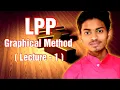 LPP - Graphical Method Maximization problem with two constraints Operation Research
