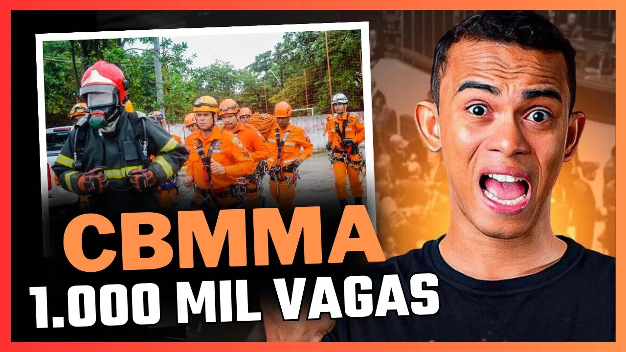 CONCURSO BOMBEIROS MA: 1.000 VAGAS!