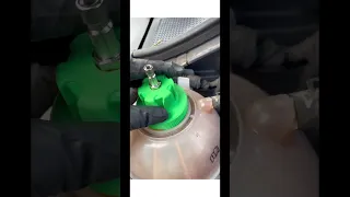 How to use a coolant pressure test to find leaks