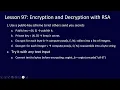Python Challenge for ALL Lesson 97 Encryption and Decryption with RSA