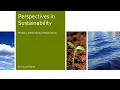 SNHU IDS-150 Module 4 Perspectives in Sustainability 2023