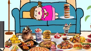 حبي الوحيد دمرني صارت لي مشكله مع الدليفري و جاني تسمم Sukkara كرتون كوميدي مضحك 