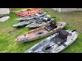 MY CURRENT KAYAK FLEET 2023