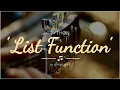 PYTHON IX LIST FUNCTION PART - III