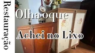 Do lixo ao Luxo!!! Achei no lixo móvel antigo e vou restaurar no estilo Rústico !!