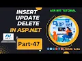 47 ASP NET Course How to Insert Update Delete with ExecuteNonQuery method CoderBaba