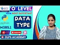 PYTHON DATA TYPE