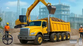 Road Construction Simulator 3D - Construction Simulator Game - Android Gameplay