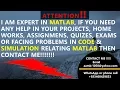 Matlab source code Matlab simulink models Matlab projects Matlab Help