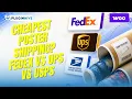 Cheapest Way to Ship Posters on WooCommerce FedEx vs UPS vs USPS