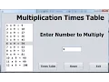 How to Create Multiplication TimesTable Using JList in Java NetBeans