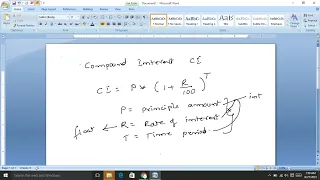 PYTHON PROGRAM TO CALCULATE COMPOUND INTEREST