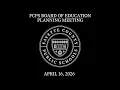 FCPS School Board Planning Meeting - April 16 2026