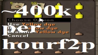 F2P money making guide 2018 300-400k per hour osrs with no requirements
