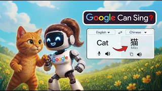 CAT and GOOGLE singing Google Translate Song