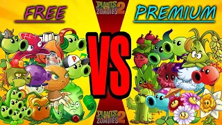 team free vs premium who will win pvz 2 v10 0 2 team plant vs team plant